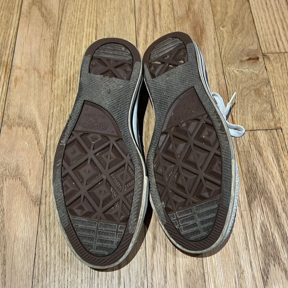 Mens grey low top converse size 6 - Picture 6 of 9